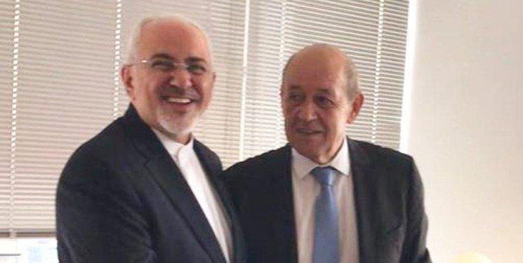 گفتگوی کرونایی ظریف با همتای فرانسوی گفتگوی کرونایی ظریف با همتای فرانسوی