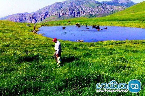 دریاچه قالغانلو یکی از جاذبه های طبیعی استان اردبیل است